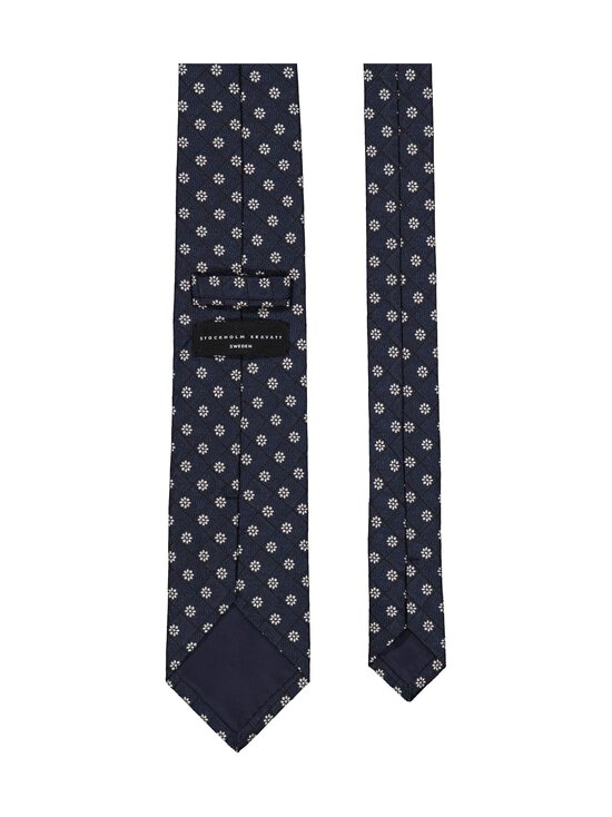 Stockholm Kravatt - Flower Square -silkkisolmio - M24A NAVY - photo 2 Stockholm Kravatt - Flower Square -silkkisolmio - M24A NAVY | Stockmann - photo 2