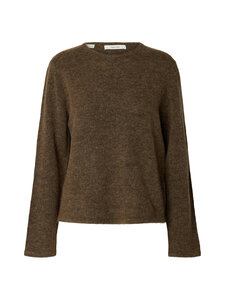 Selected - SlwLulu-neulepusero - DACHSHUND DETAIL:MELANGE | Stockmann