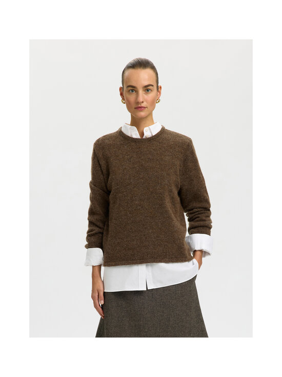 Selected - SlwLulu-neulepusero - DACHSHUND DETAIL:MELANGE | Stockmann - photo 2