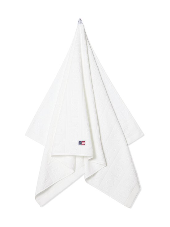 Lexington - Velour Jacquard Logo -pyyhe - WHITE | Stockmann - photo 1