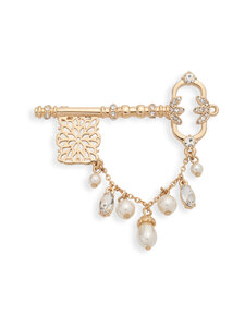 Marchesa - Locket Of Pearl Shaky Pearl broša - GLD/WHITE | Stockmann