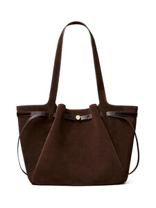 Tory Burch - Kott  Romy Suede Tote - 200 DARK COCOA | Stockmann