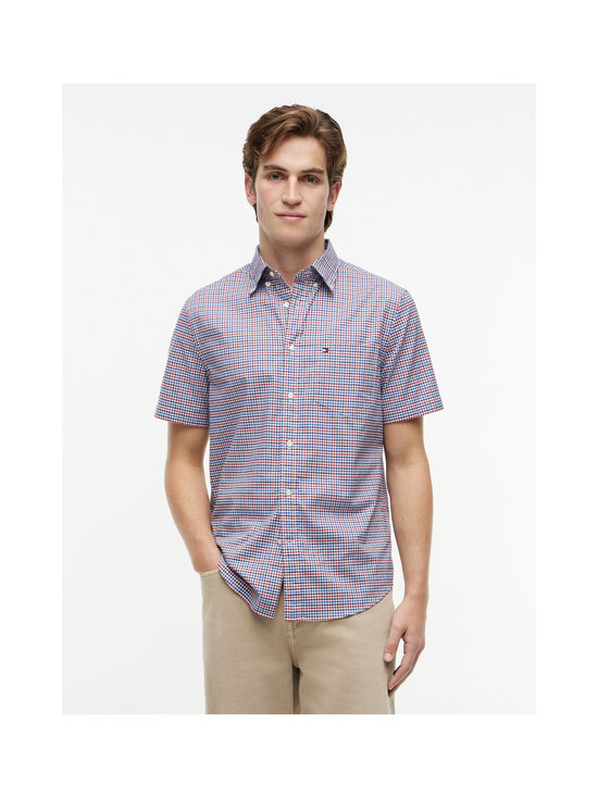 Tommy Hilfiger - Multi Gingham krekls ar apkakli - 0QK MEDIUM RED / CHECK | Stockmann - photo 3