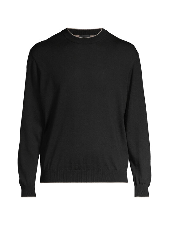 Paul & Shark - Wool Lyocell Crew -neulepaita - 11 BLACK | Stockmann - photo 1
