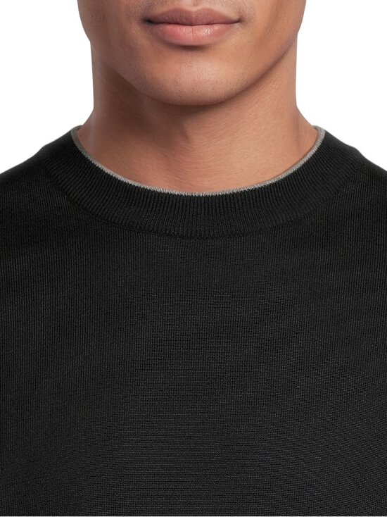 Paul & Shark - Wool Lyocell Crew -neulepaita - 11 BLACK | Stockmann - photo 4