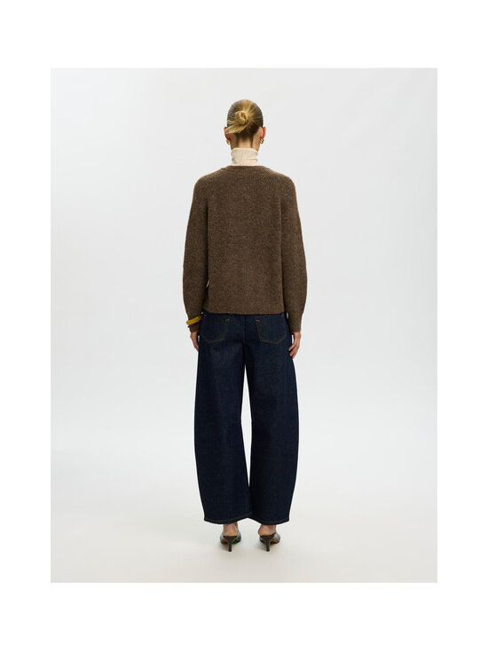 Selected - SlwLulu-neuletakki - DACHSHUND DETAIL:MELANGE | Stockmann - photo 4