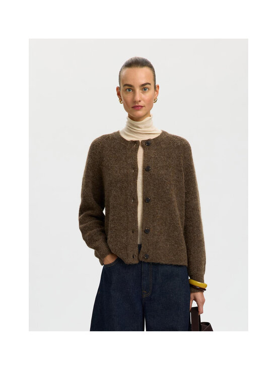 Selected - SlwLulu-neuletakki - DACHSHUND DETAIL:MELANGE | Stockmann - photo 5