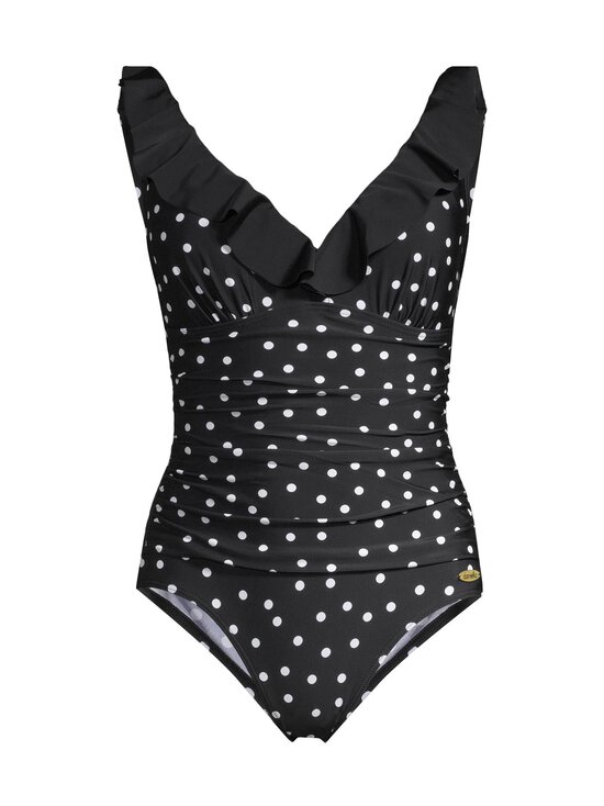 Damella - Ujumistrikoo Virginia Basic - BLACK/WHITE DOTS 671 | Stockmann - photo 1