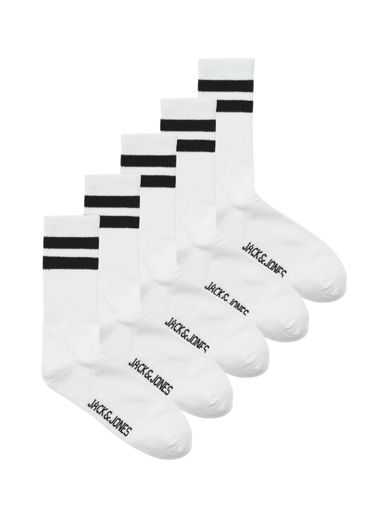 JACK & JONES junior - JacTravis Tennis zeķes 5-pāri - WHITE PACK:WHITE - WHITE - WHITE - WHITE | Stockmann - photo 1