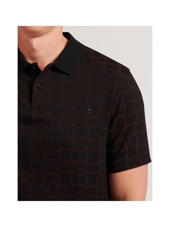 Ted Baker London - Eduard Square Jacquard -pikeepaita - BLACK - photo 4 Ted Baker London - Eduard Square Jacquard -pikeepaita - BLACK | Stockmann - photo 4