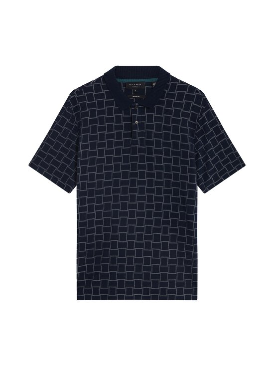 Ted Baker London - Eduard Square Jacquard -pikeepaita - NAVY - photo 1 Ted Baker London - Eduard Square Jacquard -pikeepaita - NAVY | Stockmann - photo 1