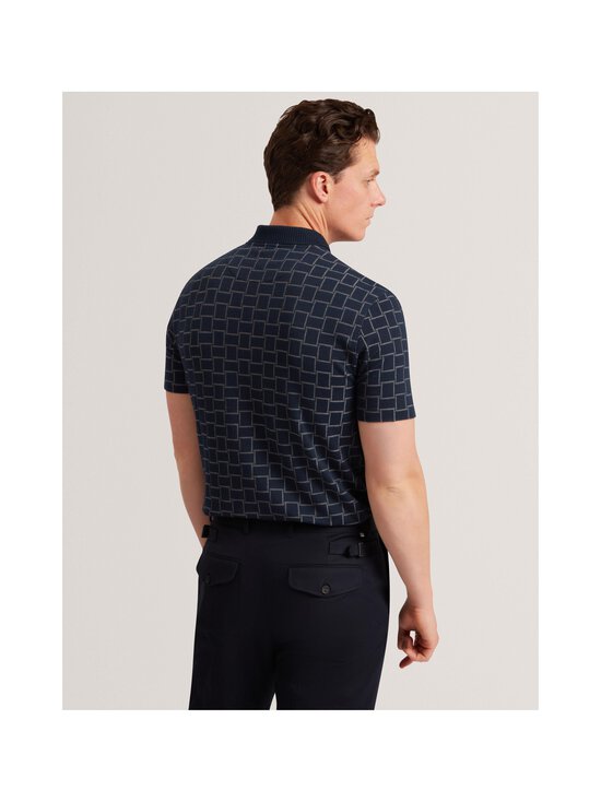 Ted Baker London - Eduard Square Jacquard -pikeepaita - NAVY - photo 6 Ted Baker London - Eduard Square Jacquard -pikeepaita - NAVY | Stockmann - photo 6