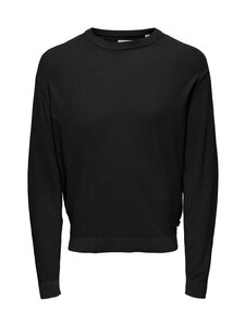 Only & Sons - OnsTony kokvilnas džemperis - BLACK | Stockmann