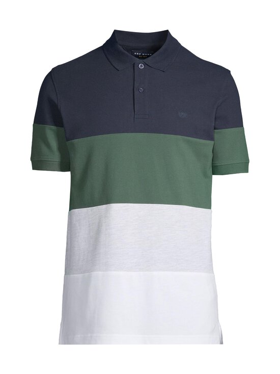 Cap Horn - Polosärk Jesper Block Stripe - GREEN STRIPE COMBO | Stockmann - photo 1