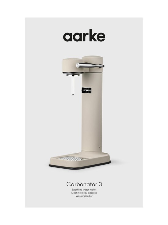 Aarke - C3 Bundle -hiilihapotuslaite + juomapullo - SAND | Stockmann - photo 6