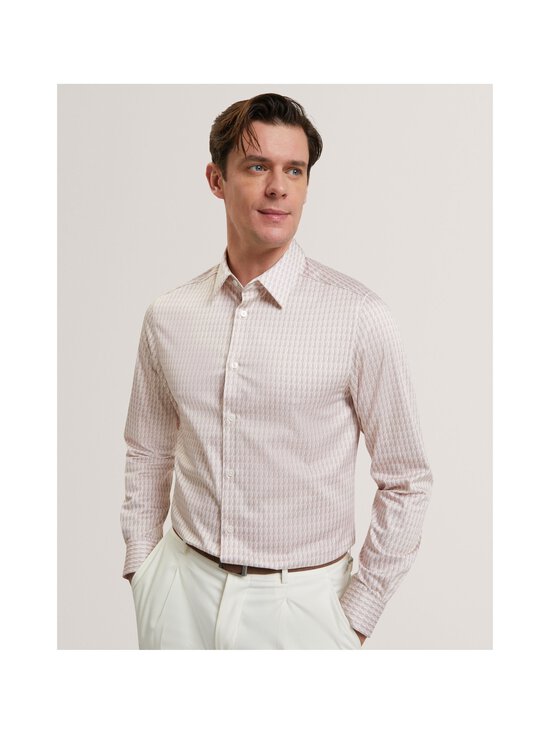 Ted Baker London - Firdawils Slim Fit Stripe Geo -kauluspaita - MID-PINK | Stockmann - photo 4