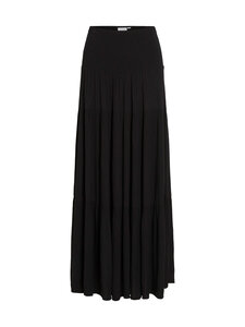 Vila - ViNovi Maxi -hame - BLACK DETAIL:SOLID | Stockmann