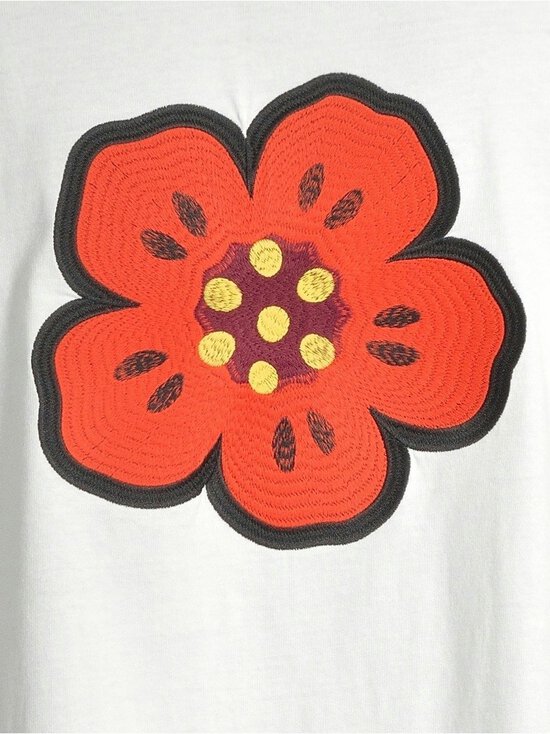 Kenzo - Boke Flower Embroidered t-paita - OFF WHITE - photo 4 Kenzo - Boke Flower Embroidered t-paita - OFF WHITE | Stockmann - photo 4