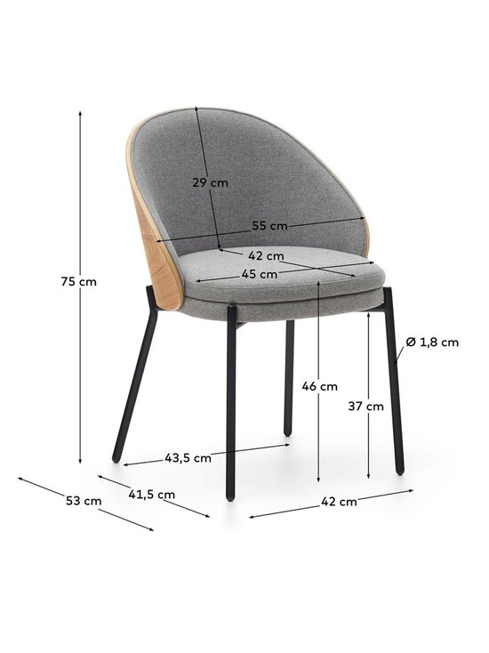 Kave Home - Eamy-tuoli - HARMAA | Stockmann - photo 8
