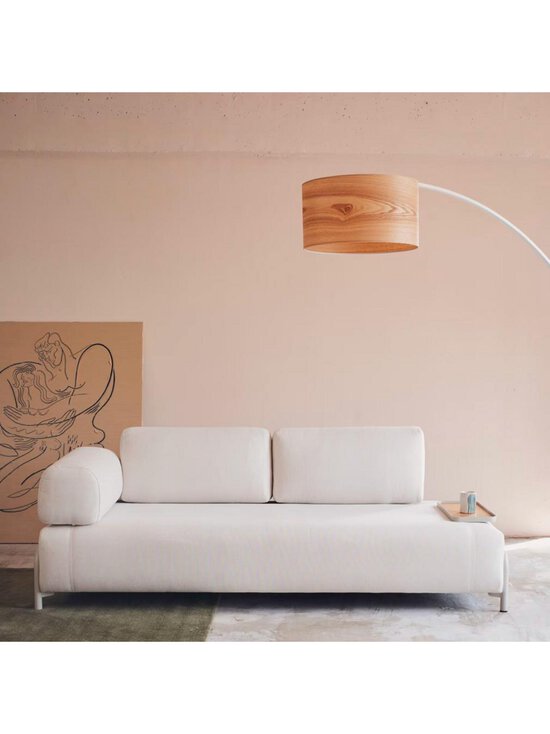 Kave Home - Compo-sohva beige chenille-kangas L 232 cm, tarjottimella - BEIGE | Stockmann - photo 7