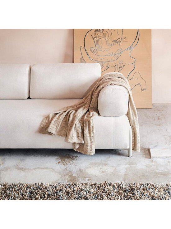 Kave Home - Compo-sohva beige chenille-kangas L 232 cm, tarjottimella - BEIGE | Stockmann - photo 8