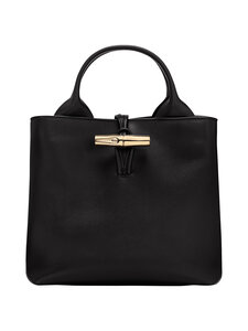 Longchamp - Le Roseau Sleek Top Handle -laukku - 001 BLACK | Stockmann
