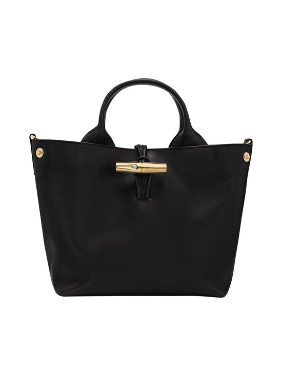 Longchamp - Le Roseau Sleek Top Handle -laukku - 001 BLACK | Stockmann - photo 4
