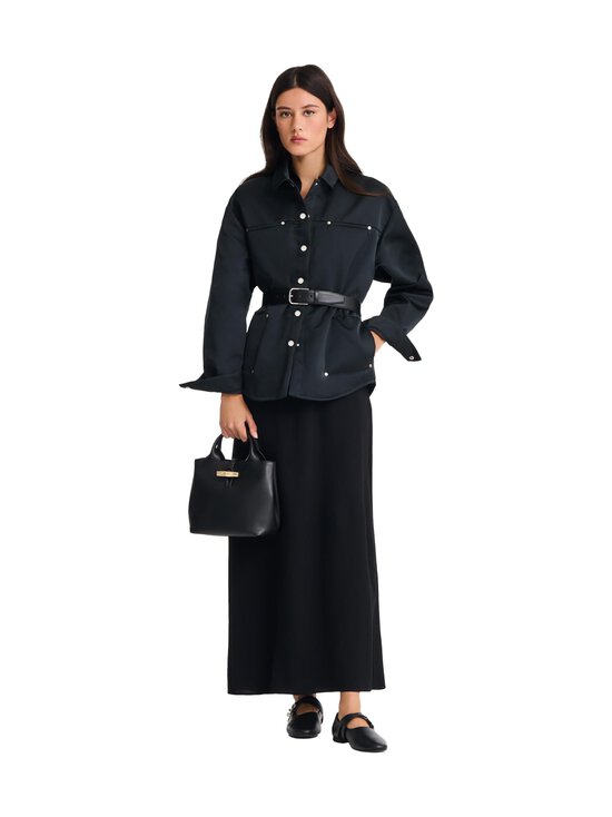 Longchamp - Le Roseau Sleek Top Handle -laukku - 001 BLACK | Stockmann - photo 6