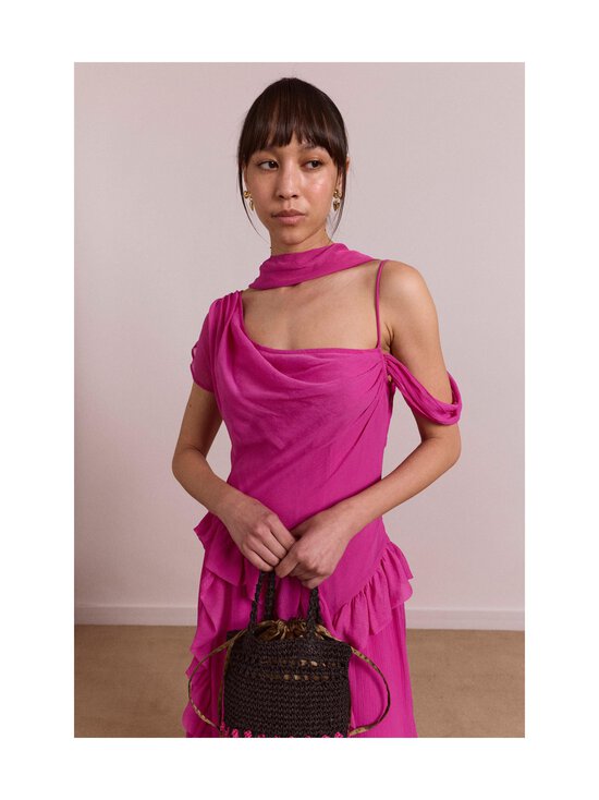 Damson Madder - Moxie Spot Ruffle -mekko - FUSHIA | Stockmann - photo 5
