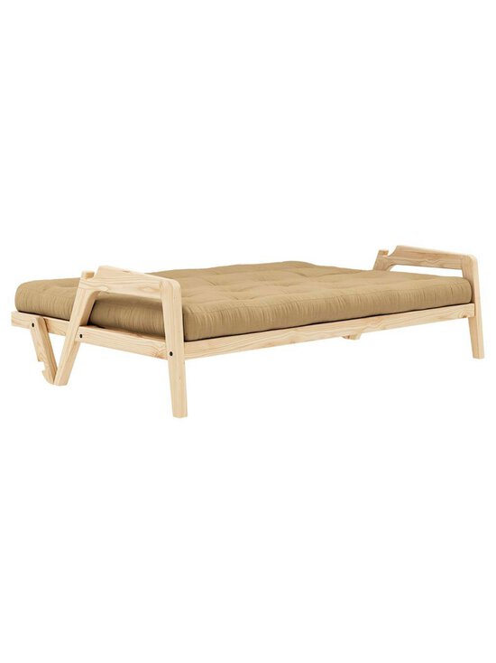 Karup - Grab-futonsohva wheat beige/mänty L 200 cm - BEIGE | Stockmann - photo 4