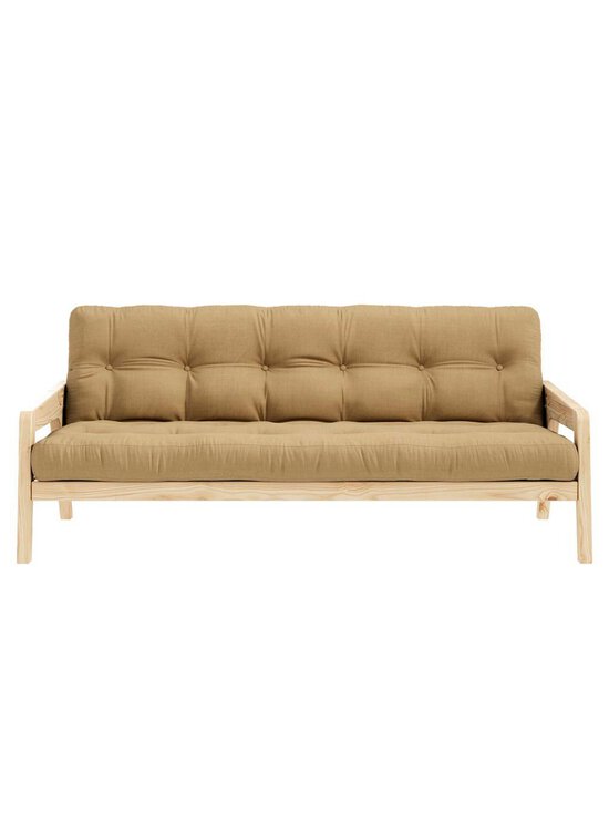Karup - Grab-futonsohva wheat beige/mänty L 200 cm - BEIGE | Stockmann - photo 2