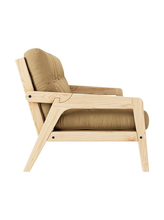 Karup - Grab-futonsohva wheat beige/mänty L 200 cm - BEIGE | Stockmann - photo 3