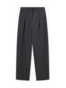 Emporio Armani - Herringbone-housut - AF25799 FC026 FANCY BLACK/WHITE | Stockmann