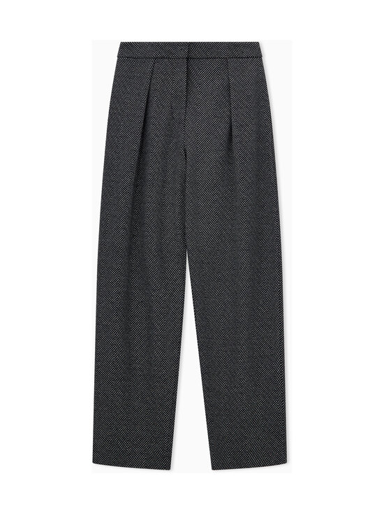 Emporio Armani - Herringbone-housut - AF25799 FC026 FANCY BLACK/WHITE | Stockmann - photo 1