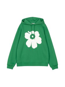 Marimekko - Runoja Unikko Placement -huppari - 610 GREEN, OFF-WHITE | Stockmann