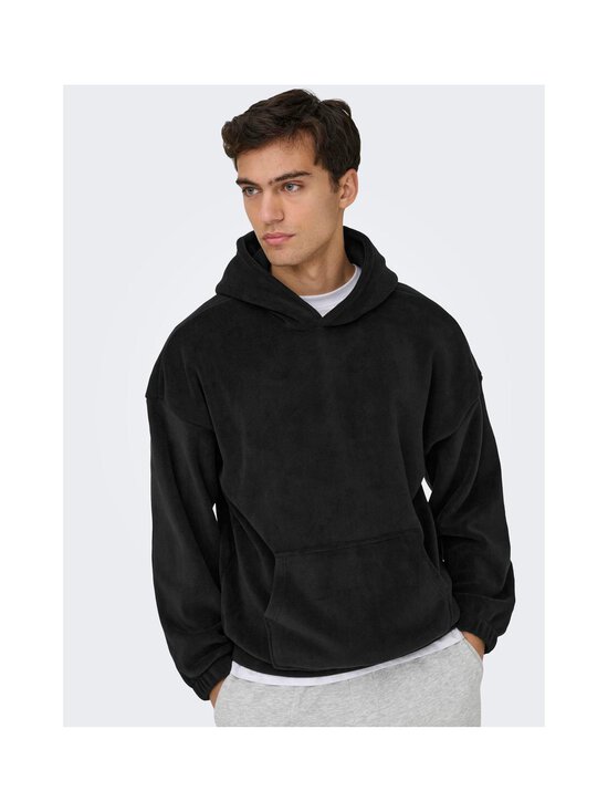 Only & Sons - OnsLes Classiques džemperis ar kapuci - JET BLACK DETAIL:NO LOGO | Stockmann - photo 6