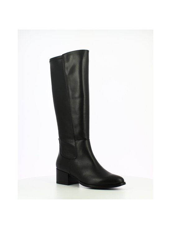 Wonders - Tall Boot Stretch Back -nahkasaappaat - ISY NEGRO/ JUNEAU NEGRO | Stockmann - photo 3