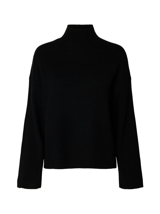 Selected - SlwCille Cashmere Blend -neulepusero - BLACK | Stockmann - photo 1