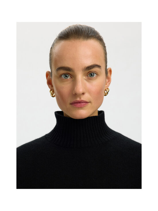 Selected - SlwCille Cashmere Blend -neulepusero - BLACK | Stockmann - photo 4