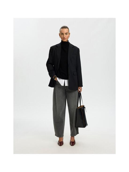 Selected - SlwCille Cashmere Blend -neulepusero - BLACK | Stockmann - photo 5