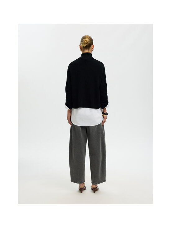 Selected - SlwCille Cashmere Blend -neulepusero - BLACK | Stockmann - photo 6