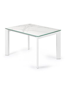 Kave Home - Axis- jatkettava ruokapöytä - VALKOINEN | Stockmann