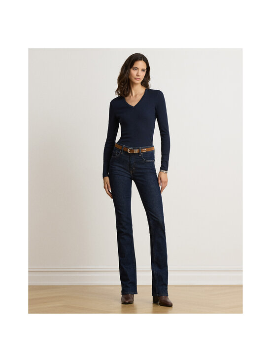 Lauren Ralph Lauren - Ribbed V-Neck -neulepusero - 005 LAUREN NAVY | Stockmann - photo 6