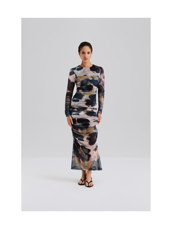 Malina - Elionora Sheer Jersey Midi -mekko - DUSTY POPPY | Stockmann - photo 2