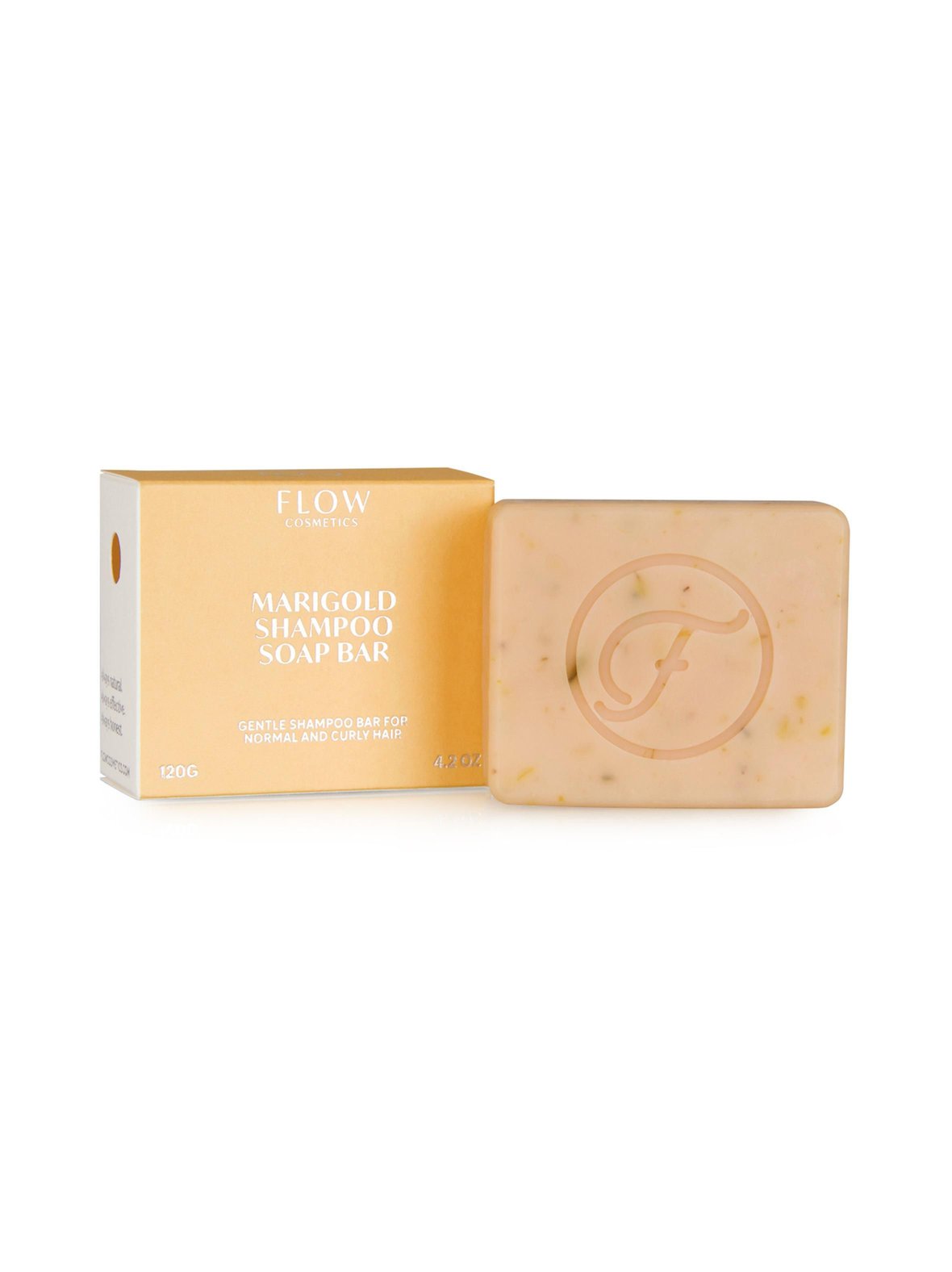 Marigold Gentle Shampoo Bar for Normal and Curly Hair -hiussaippua 120 g