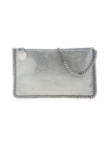Stella McCartney - Falabella Pochette Shiny Dotted Chamois -olkalaukku - 1113 STEEL GREY | Stockmann