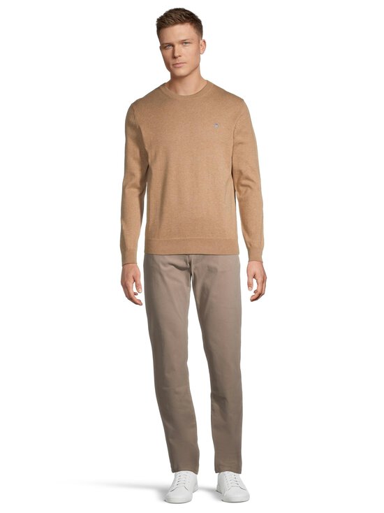 GANT - Kudum Classic Cotton C-neck - 295 DK. SAND MELANGE | Stockmann - photo 2