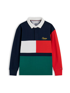 Tommy Hilfiger - Rugby polo krekls - C1G DARK BLUE BLOCKING | Stockmann
