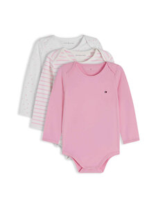 Tommy Hilfiger - Bodi Long Sleeve, 3 tk - TOL CLASSIC PINK | Stockmann