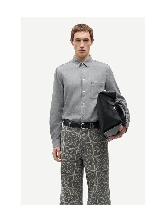 Samsoe Samsoe - Saliam NJ -kauluspaita - CLR002853 GREY HERRINGBONE | Stockmann - photo 3